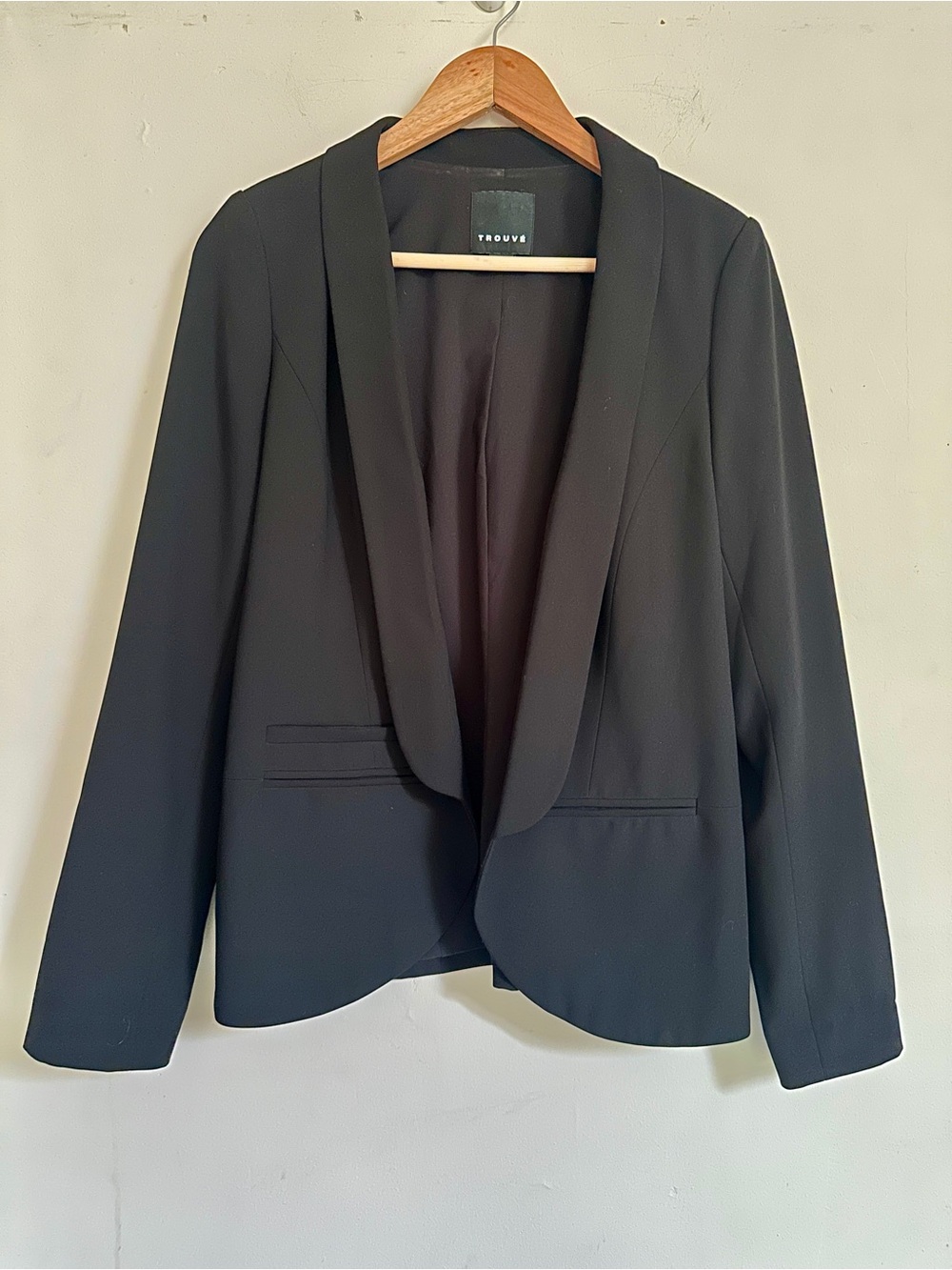 Trouve Open-Front Blazer Jacket